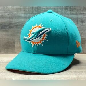 Miami Dolphins NFL New Era 59fifty Fitted Hat Cap 7 1/4 EUC
